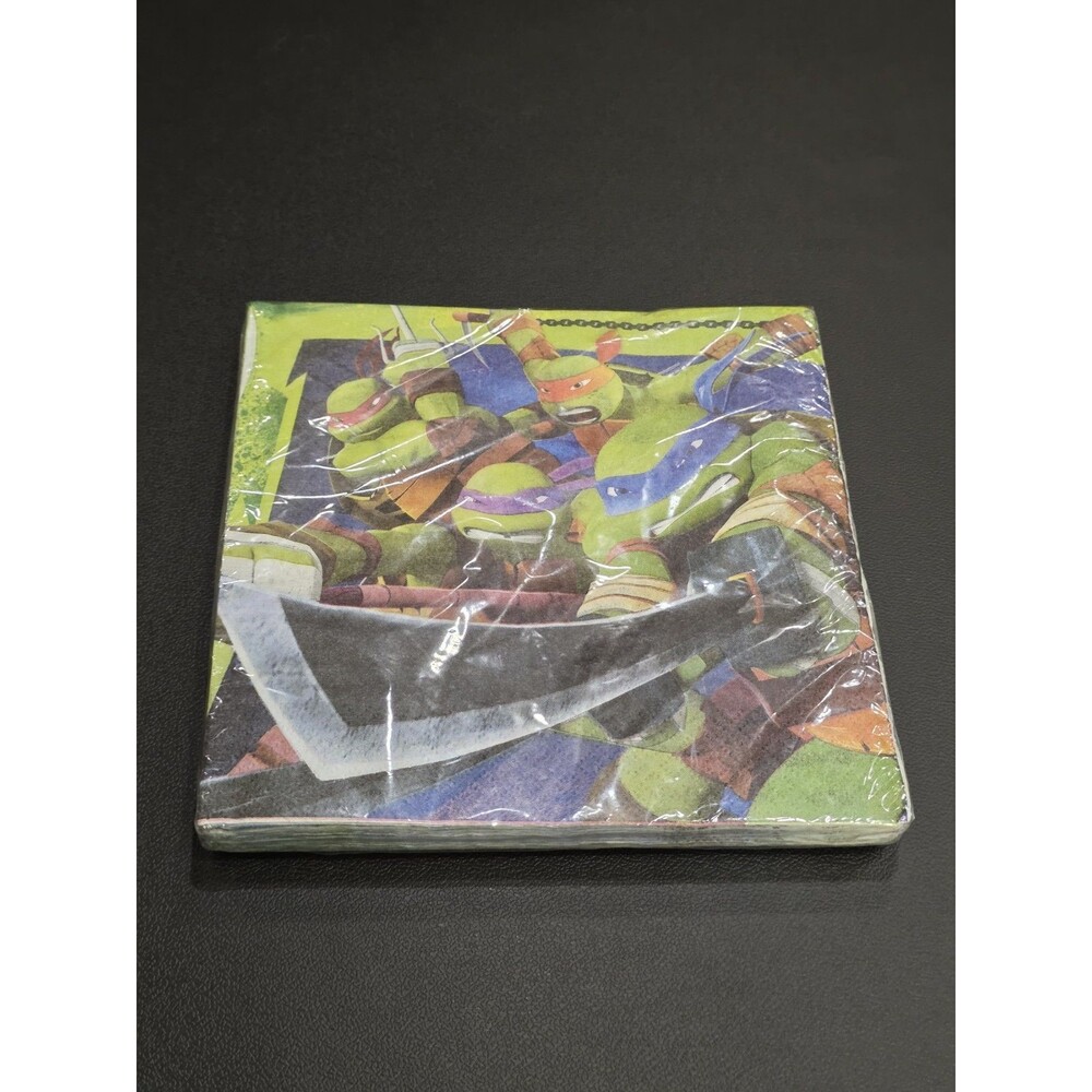TMNT Napkins 16ct Vintage 2012 Ninja Turtles Party Supplies New Sealed